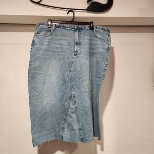 Cotton On Blue Denim Maxi Skirt